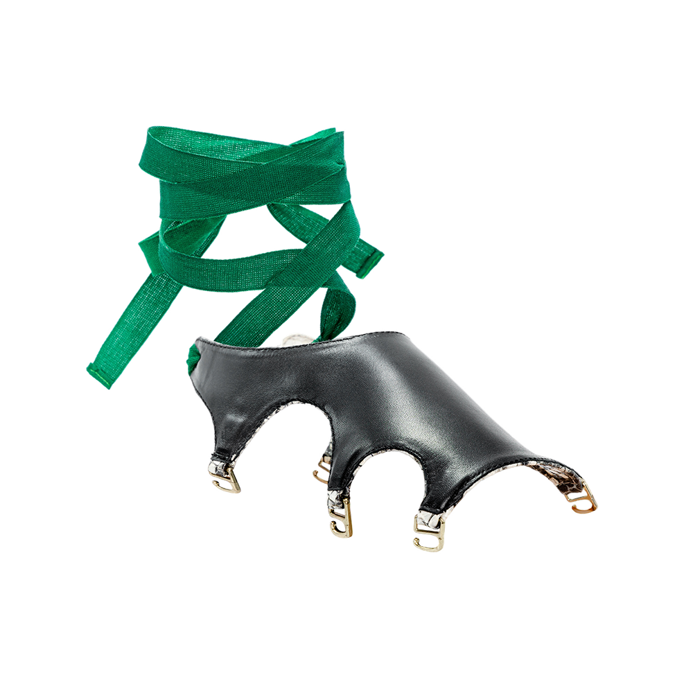 Reversible Snakeskin/Black Slide